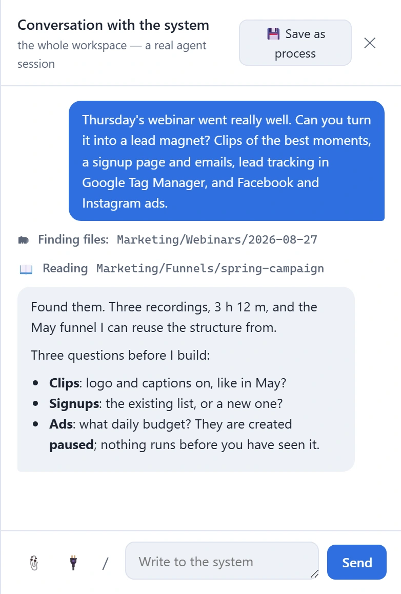 step 1, the interview